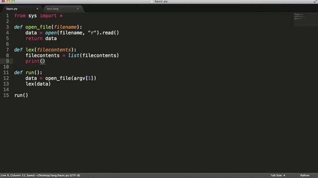 Make Your Own Programming Language - Part 1 - Lexer смотреть онлайн