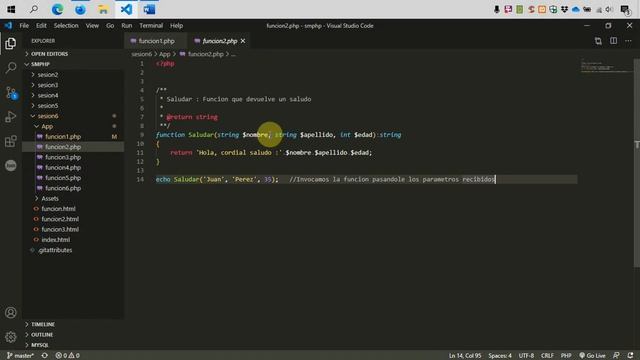 PHP. SESION 6 -FUNCIONES -VIDEO 1 смотреть онлайн