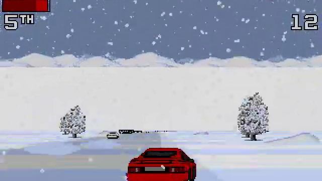 Commodore Amiga: Lotus Turbo Challenge 2 - Snow course смотреть онлайн