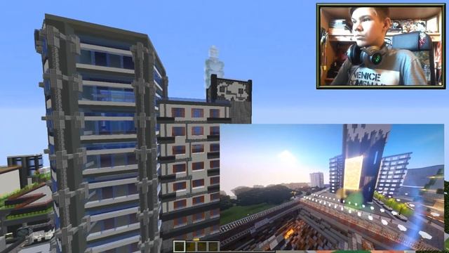 КАРТА КИБЕРПАНК ГОРОДА ДЛЯ КИБЕРБОМЖА В МАЙНКРАФТ 1.12.2!!!★Обзор постройки★Glider смотреть онлайн