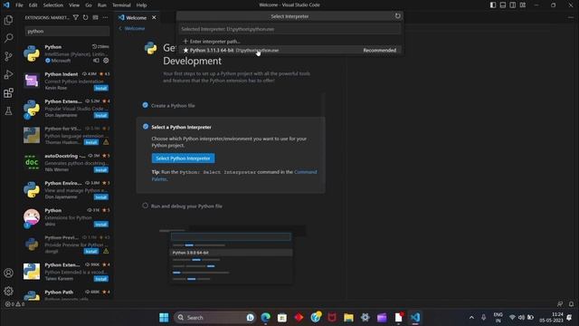 Download vscode For Windows 11 | Latest version | python for beginners | peak-python in Tamil смотреть онлайн