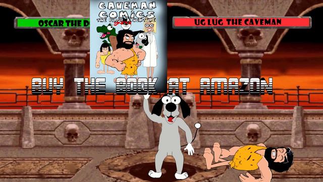 Caveman vs Bionic Dog in Mortal Combat - Cartoon смотреть онлайн