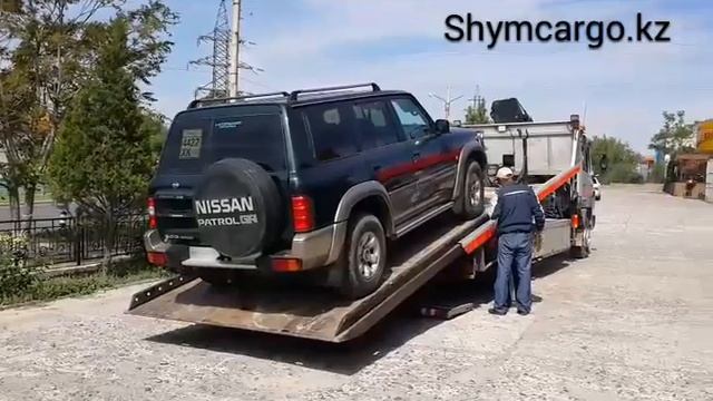 Нисан Патрол, перевозка автлмобилей по Казахстану. смотреть онлайн