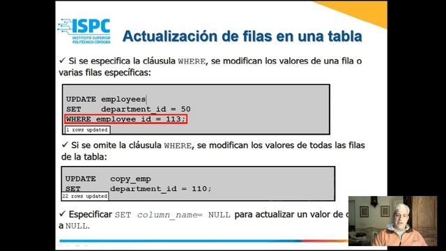 02 - Lenguaje DML - SQL ANSI - Modificar datos смотреть онлайн