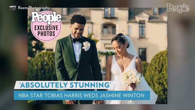 NBA Star Tobias Harris Weds Jasmine Winton at a New York Castle | PEOPLE смотреть онлайн