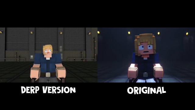 "Don't Come Crying" Original VS. DERP Version (Minecraft FNAF SL Animation Music Video) смотреть онлайн