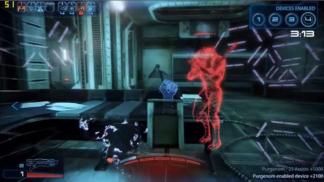Mass Effect 3: Platinum team Asari huntress hunting Cerberus on Ghost Hazard смотреть онлайн