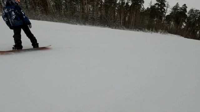 Сезон сноуборда открыт. Декабрь 2021. Гора Пихтовая смотреть онлайн