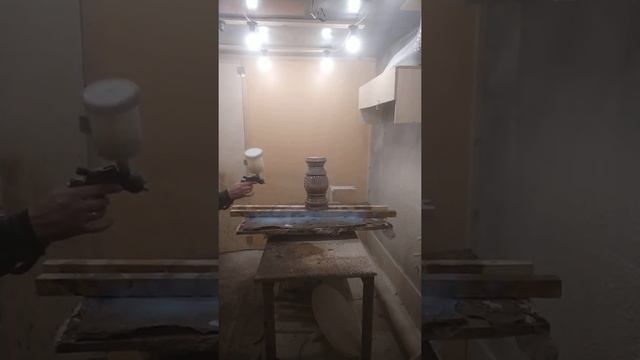 Лакируем,лак на водной основе,напыление ЛКМ смотреть онлайн