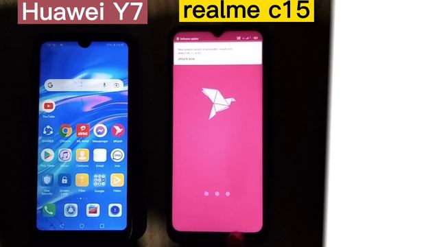 Realme c15 vs Huawei Y7.speed tes.apps open timing exprimentel new phone.camra test.help & satting смотреть онлайн
