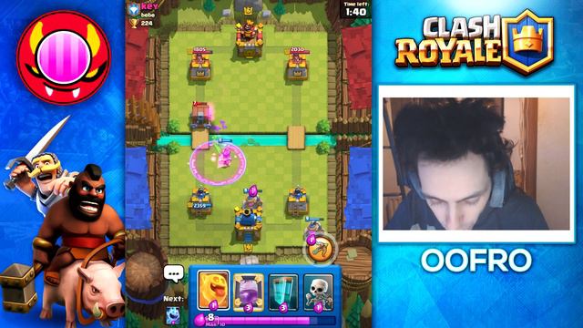 ARCHER QUEEN TROLLING ARENA 1 IN CLASH ROYALE | FUNNY MOMENTS! смотреть онлайн