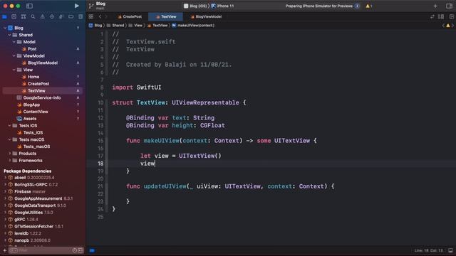SwiftUI 3.0 Blog App - Medium Clone - Firebase - Async/Await - MVVM - Animation's - Xcode 13 смотреть онлайн