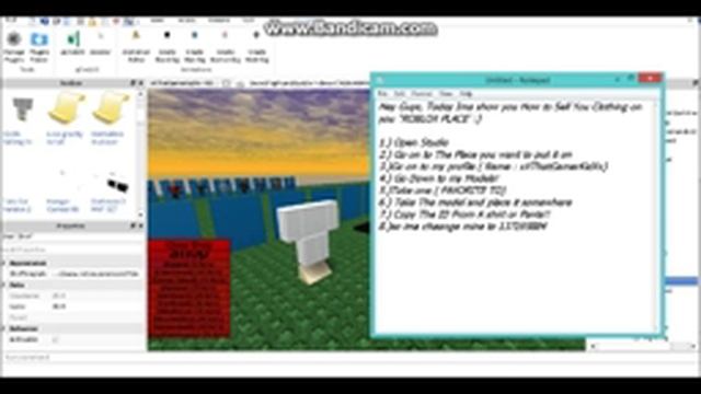 Roblox How to - sell items in game *2015* смотреть онлайн