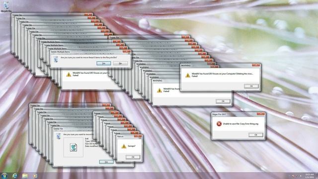 Windows 7 Crazy Error (Multi Themes ver.) смотреть онлайн