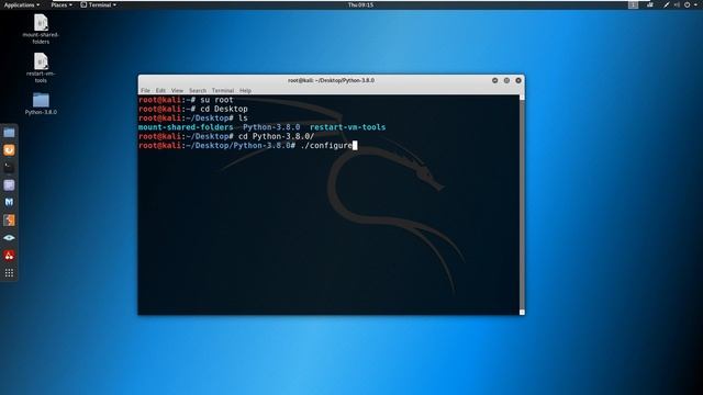 || INSTALL PYTHON 3.8.0 IN KALI LINUX || TUTORIAL || смотреть онлайн