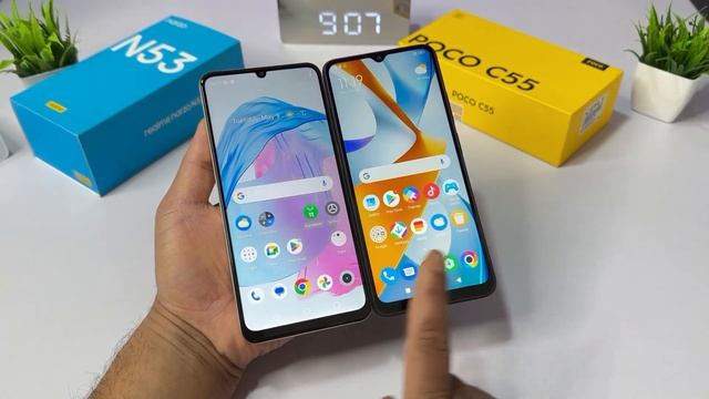 Realme Narzo N53 Vs Poco C55 ⚡ Unboxing & Comparison ⚡ Camera & Price Full Details in Hindi смотреть онлайн