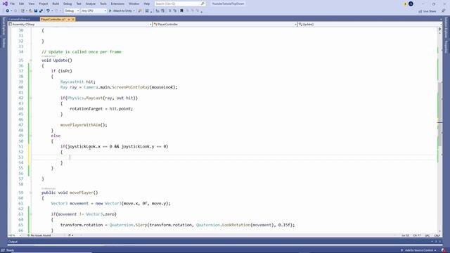 Easy 3D Top Down Unity Game Development Tutorial Part - 2 (New Input System) смотреть онлайн