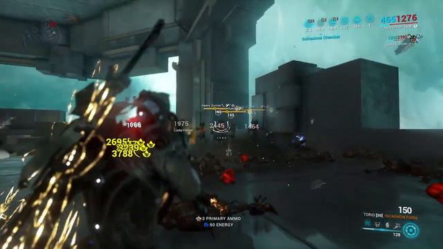 warframe TORID INCARNON GENESIS test and build vs 20 heavy gunners 165 level смотреть онлайн