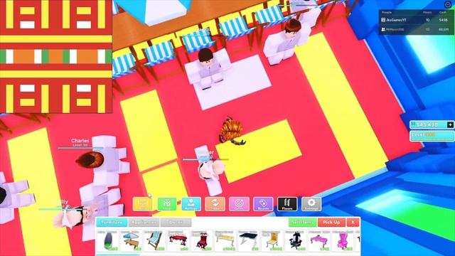 Pyx's V2 Bigger Restaurant Beach layout! (7.5k Customers + 7.5m Per hour!) Roblox My Restaurant смотреть онлайн
