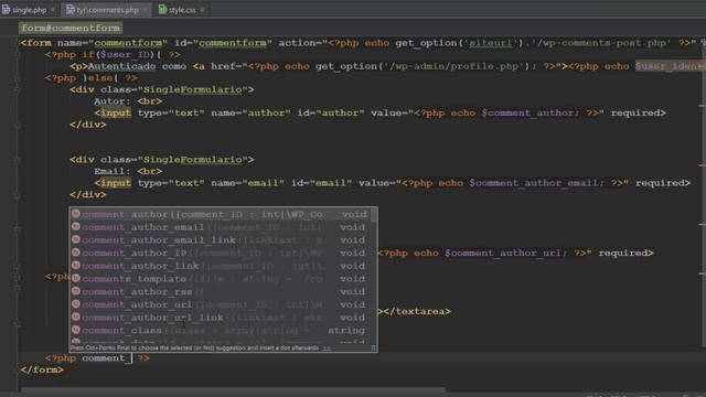 Criando um site do zero com WordPress - #18 Criando página de comentários смотреть онлайн