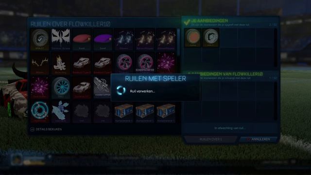 Rocket League Trade Grey Voltaic Wheels