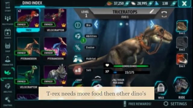 Taming And Evolving T Rex In Dino Tamers #Taming #Evolving