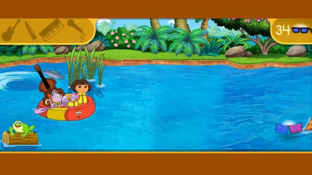Dora Rocks Sing Along Game. Games kids смотреть онлайн