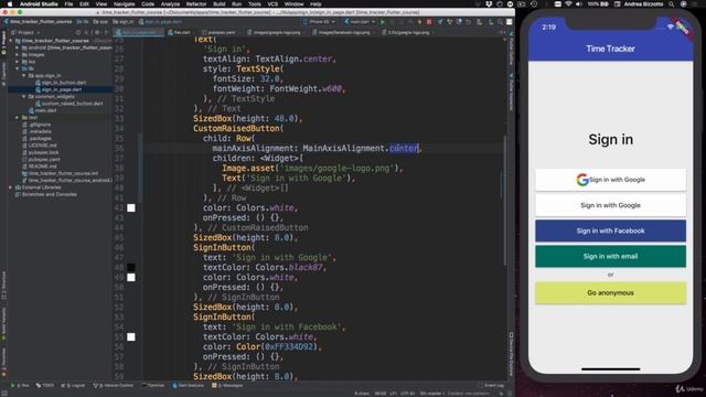110 Arranging widgets horizontally in a Row смотреть онлайн
