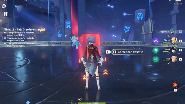 Venti Electro Charged & Rosaria Mona Freeze - 2.6 Abyss 9 Stars Floor 12 / Genshin Impact смотреть онлайн