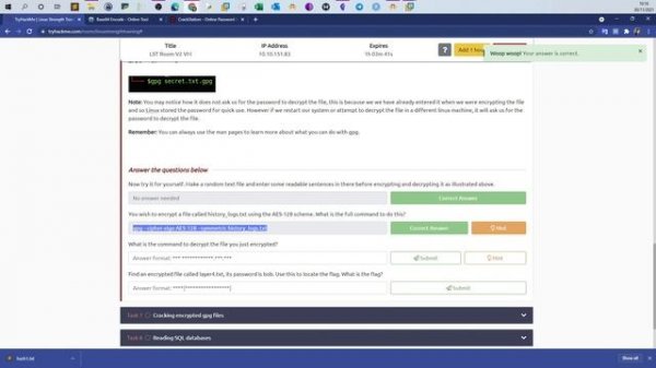 Intermediate Linux Course | TryHackMe Linux Strength Training