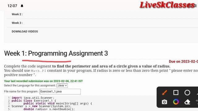 Programming Assignment Solutions ( 1 To 5 ) JAVA || Programming In JAVA || NPTEL First Week 01. смотреть онлайн