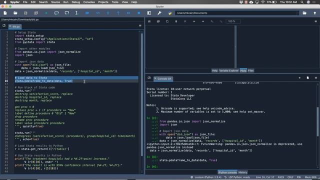 PyStata—Python and Stata смотреть онлайн