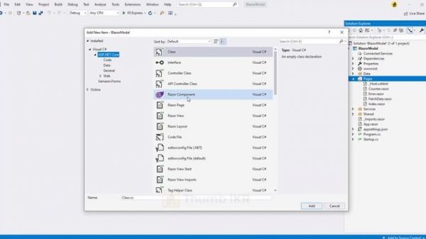 Blazor : Modal Window popup [Example]