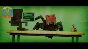 Minecraft "РЭП ПАУКА" Ekrcoaster Ending (Dan Bull) - Тизер Кавера на русском языке