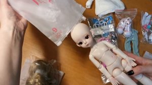 Распаковка посылки. Шарнирная кукла 30 см (1/6).