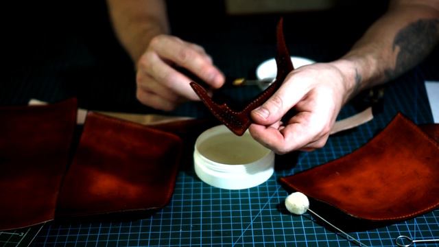 Men's belt bag // Сумка на ремень мужская // Hand made смотреть онлайн