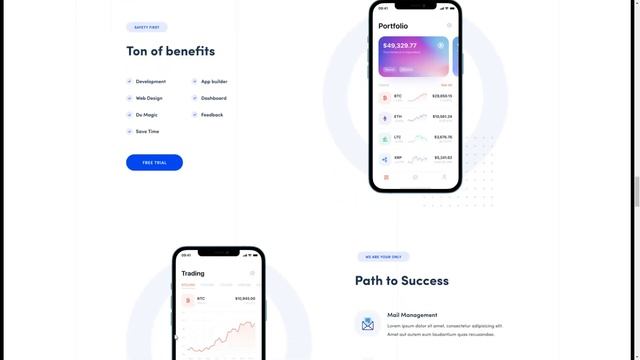 Sassio - App SaaS Software Startup Agency Figma Template product showcase 15 смотреть онлайн