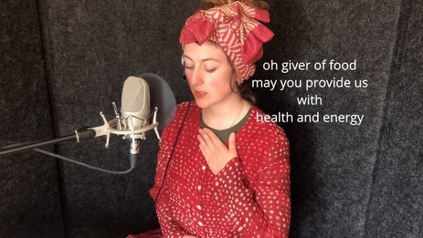 Bhojanam Mantra | Sanskrit | Rig Veda | May there be food for all