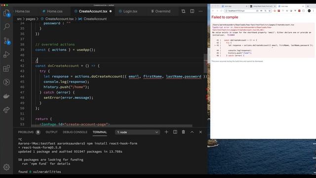 Working With Ionic Framework ReactJS and OvermindJS - Create Account смотреть онлайн