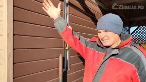 Металлический сайдинг ЭКО под БРУС спустя ГОДА ? ОБЗОР и ОТЗЫВ. Отделка фасада дома металлосайдинго