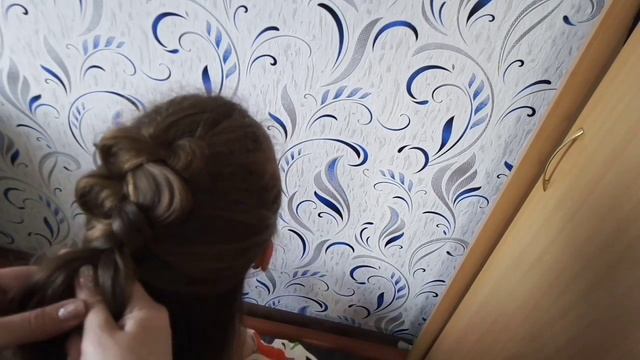 Французская "объемная" коса.French Spit. смотреть онлайн