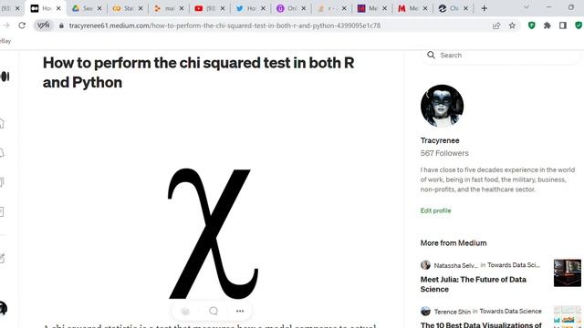 How to perform the chi squared test in both R and Python - blog post смотреть онлайн