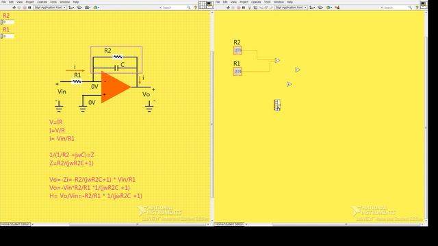 Op-AMP Labview 전달 함수 구하고 출력 전압 예측 смотреть онлайн