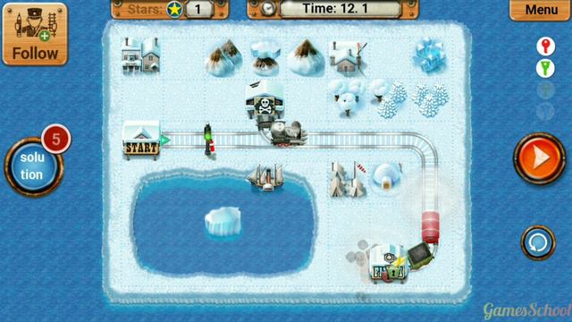 Rail Maze 2 Brain Train Gameplay - Train Puzzle Game - Android Gameplay #256 смотреть онлайн
