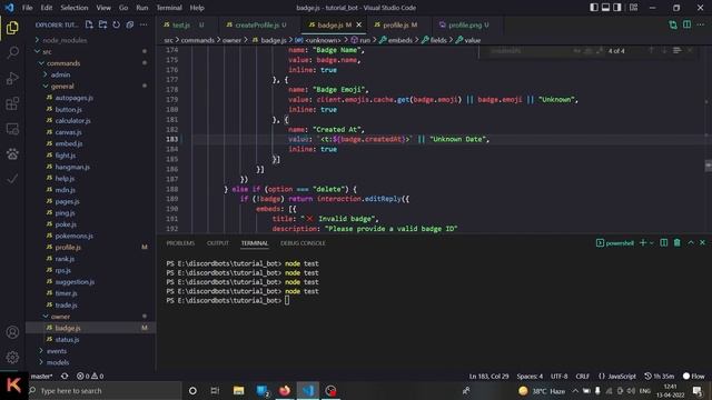 Discord JS 13 Custom Badge System Easy | Part 2 смотреть онлайн