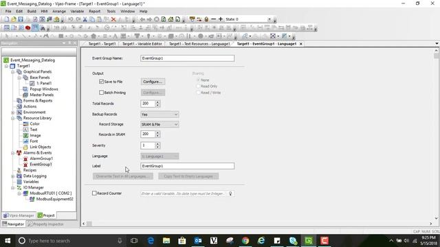 How to log data using Event Handling in Vijeo Designer смотреть онлайн