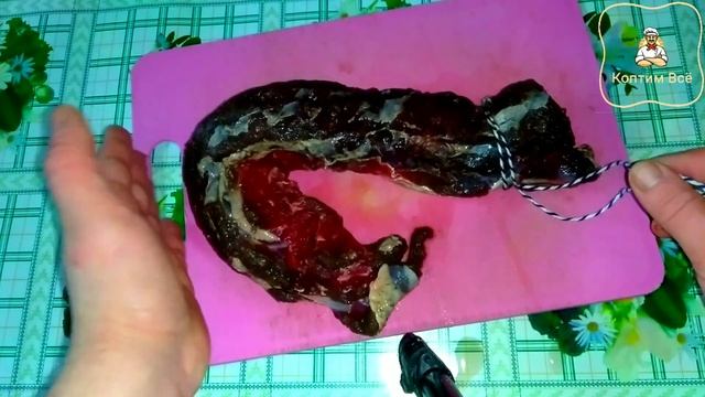 Копчение мяса. Сухой посол очень вкусно пальчики оближешь. смотреть онлайн