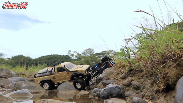 RC 4x4 Off Road Rock Crawler RC Adventures RGT 86190 LC76 Toyota Land Cruiser RGT 86110 Pioneer смотреть онлайн