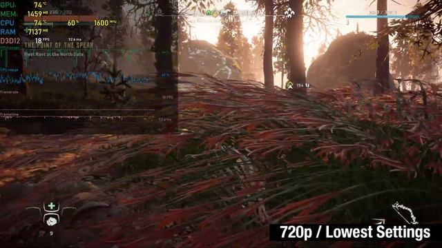 Horizon Zero Dawn - MX150 2GB - i5 8250U - 8 GB RAM [720p/900p/1080p] смотреть онлайн