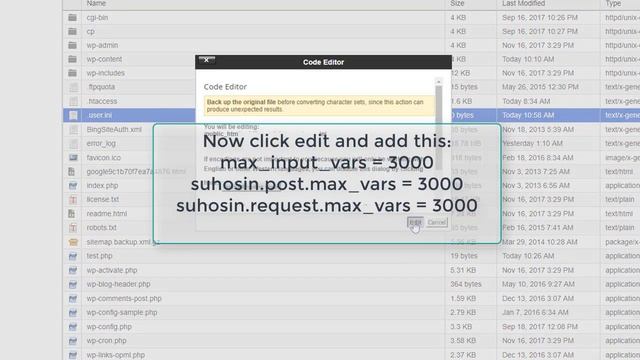 How to Change max input vars on godaddy php 7 смотреть онлайн